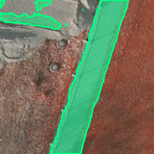 UAV & Aerial Analytics semantic segmentation result