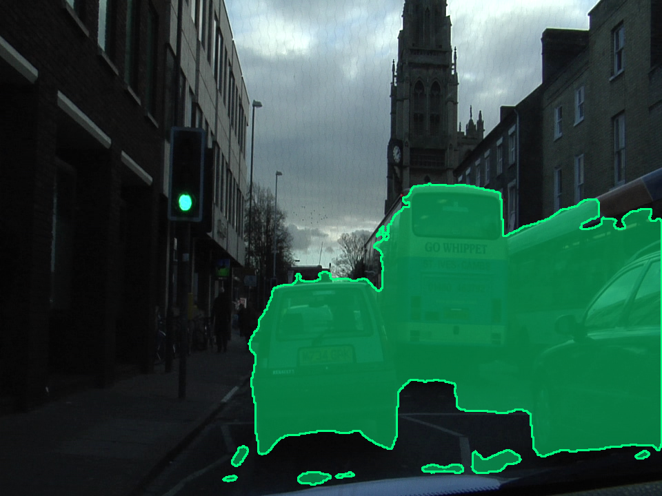 Intelligent Transportation segmentation output